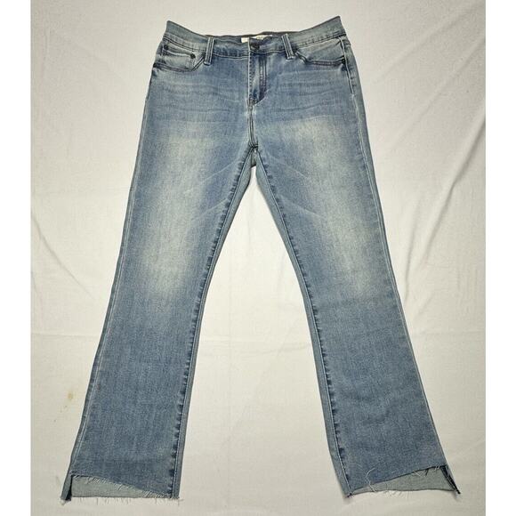 Stetson Women's Light Wash High Rise Flare Crop Denim Jeans - Size 10 (31x26) - Picture 1 of 7